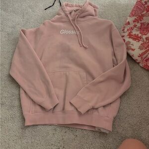 Glossier Hoodie Pink
